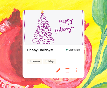 Gift card preview